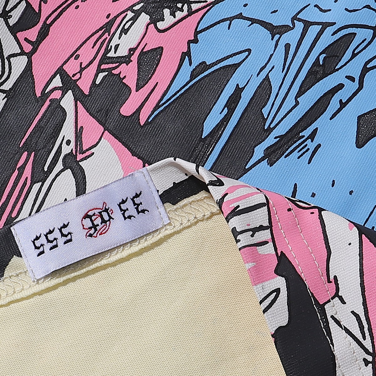Godspeed Graffiti Style Tee Streetwear Men’s Hip Hop Oversized Graphic T-Shirt