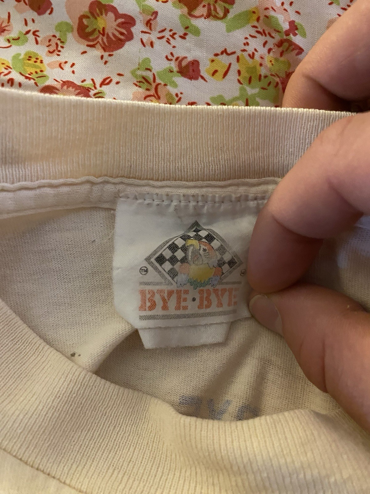 Bye-Bye 1996 Vintage Nature St. Maarten N.A. Iguana Graphic Light Pink T-shirt L