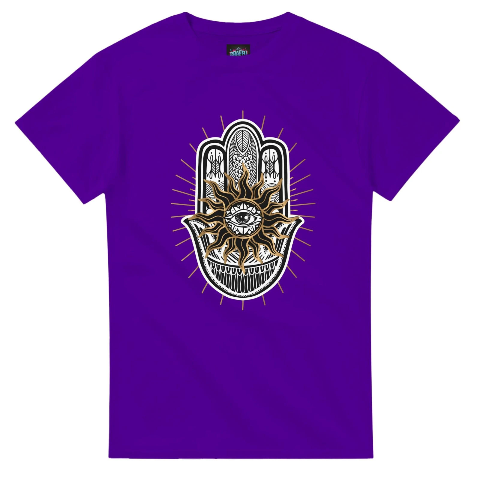 Graffiti Lux Meditation Graphic T-Shirt – High-Quality Cotton Tee-White 2XL