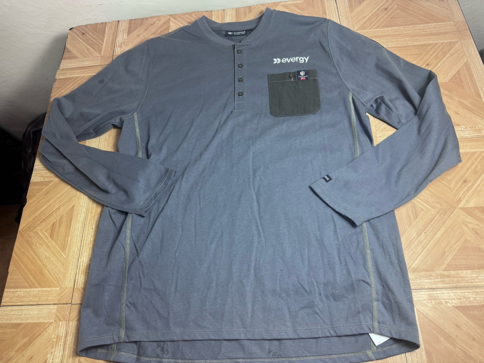 Tyndale FRC Shirt Mens XL Blue Versa Long Sleeve Flame Resistant CAT2 NFPA 2112