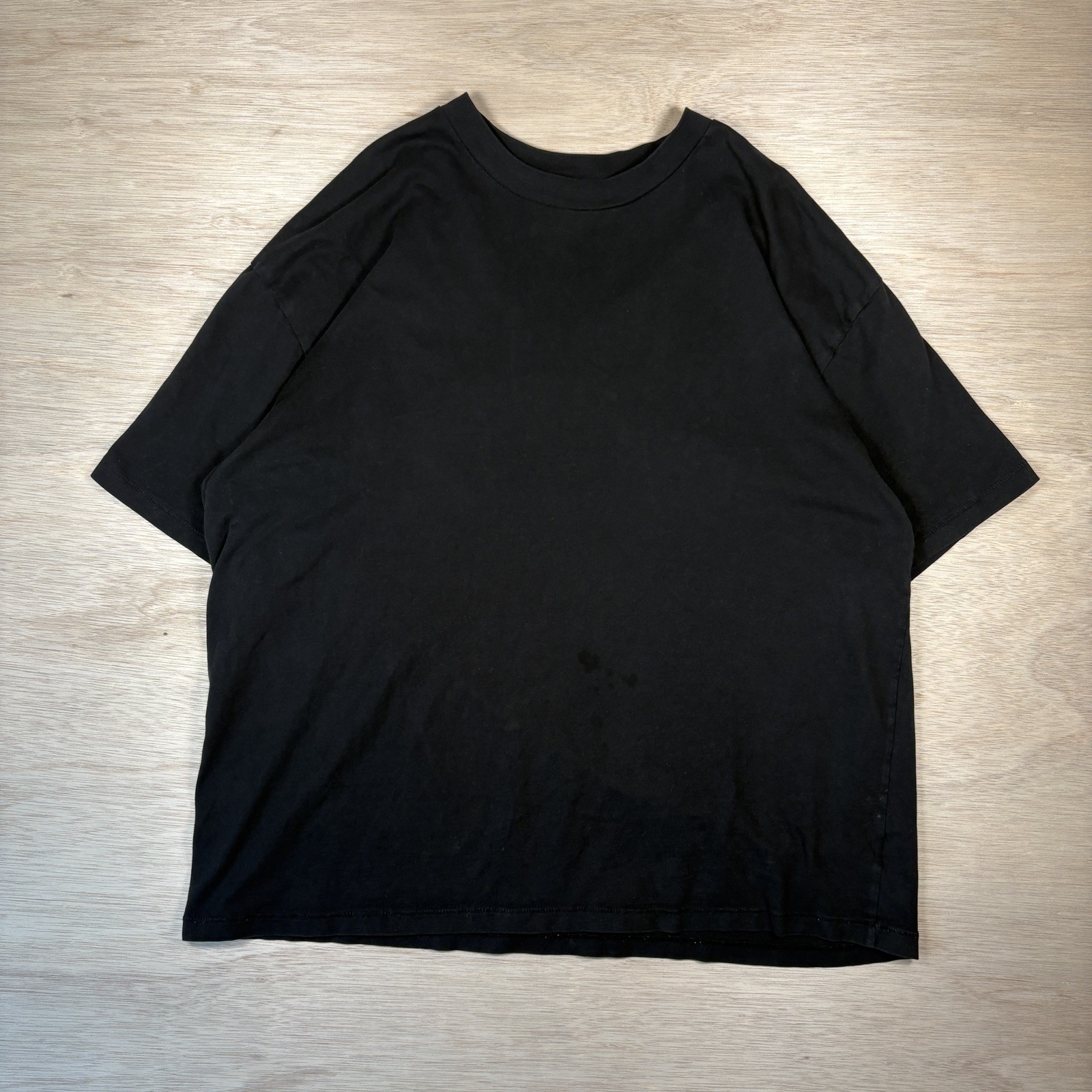 No Boundaries Men’s LARGE Oversize Cotton Tee BLACK T-Shirt pre-owned