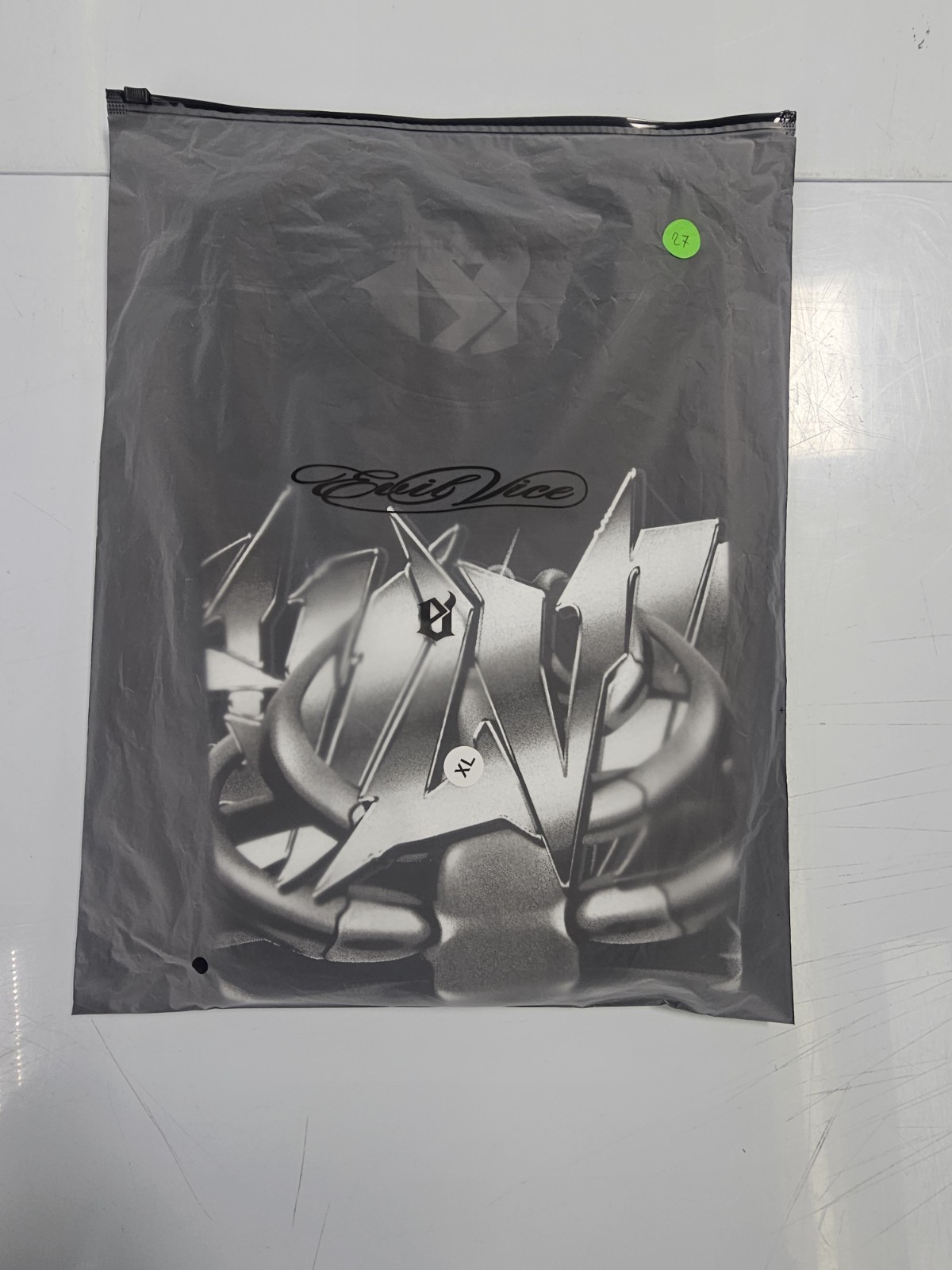 EVIL VICE “CHROME” SKELETON MEN’S SIZE XL BLACK BNWT & BAG $90 🔥🔥🔥