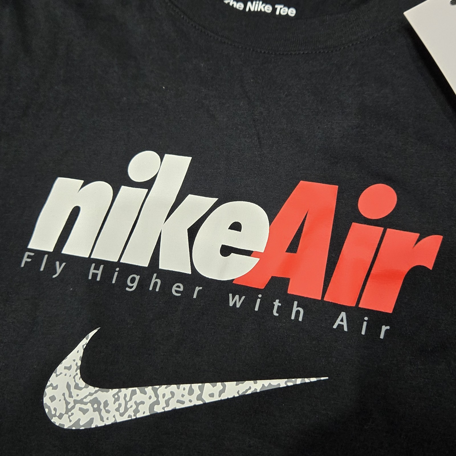 Nike Sportswear NSW Swoosh By Air Long Sleeve Black Shirt Men’s XL NWT