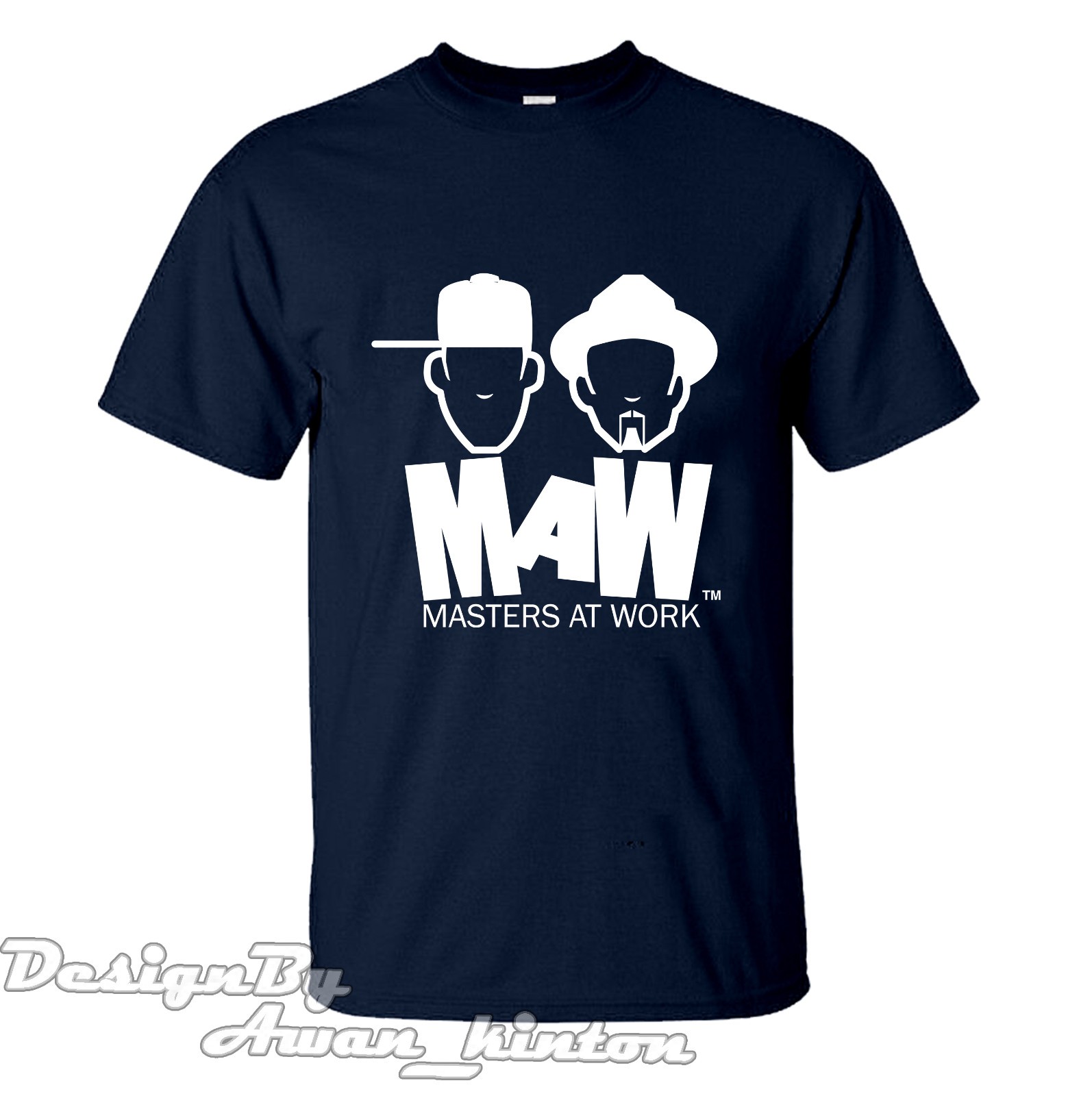 MASTER at Work Funny Record Logo TSHIRT Made In Usa Cotton