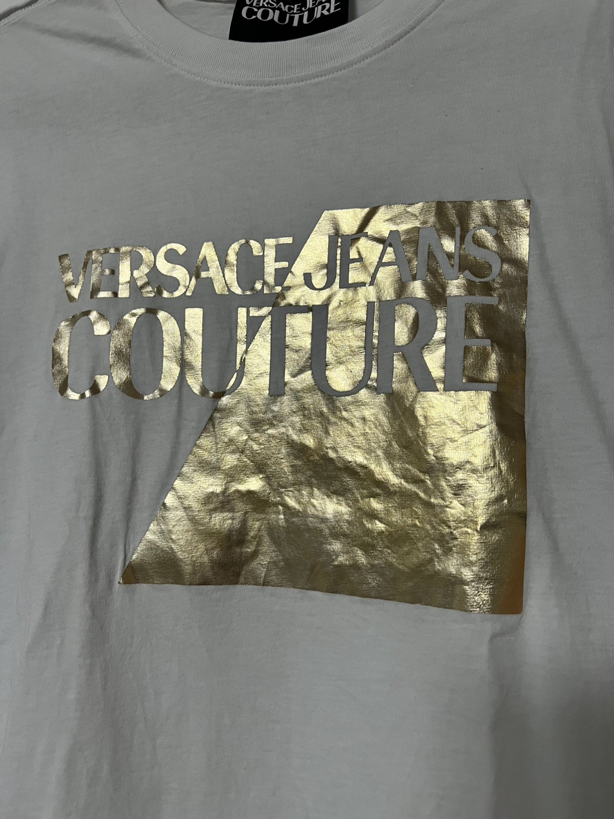 Versace White T-shirt Short Sleeve S