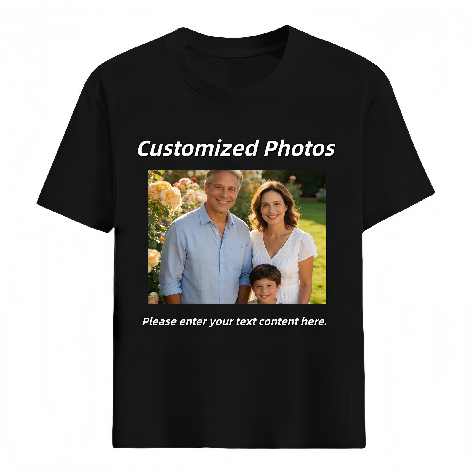 Personalized Customized T-Shirt Design – Design Your Own Cotton Shirt