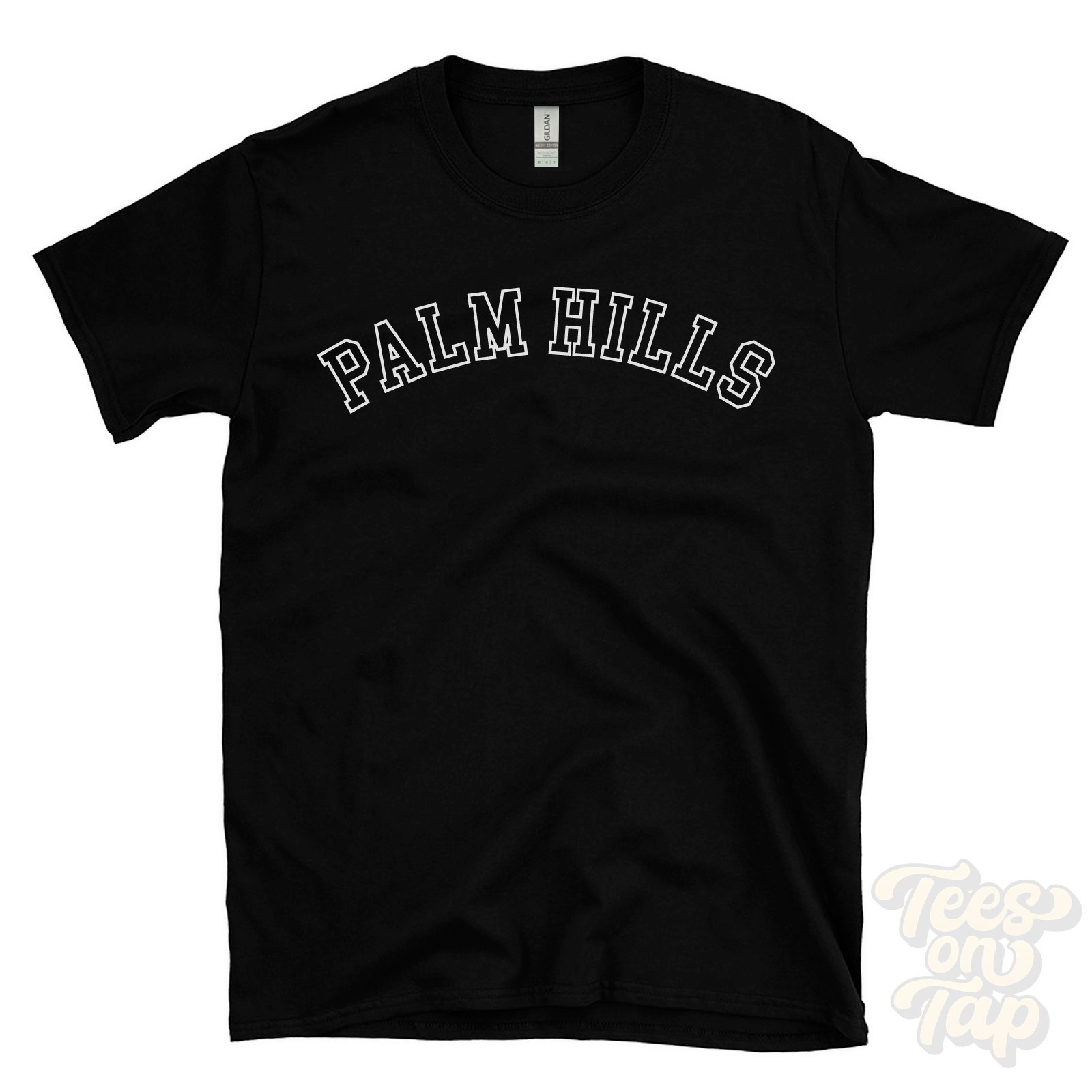 PALM HILLS T-SHIRT RETRO VARSITY STYLE louisiana east baton rouge