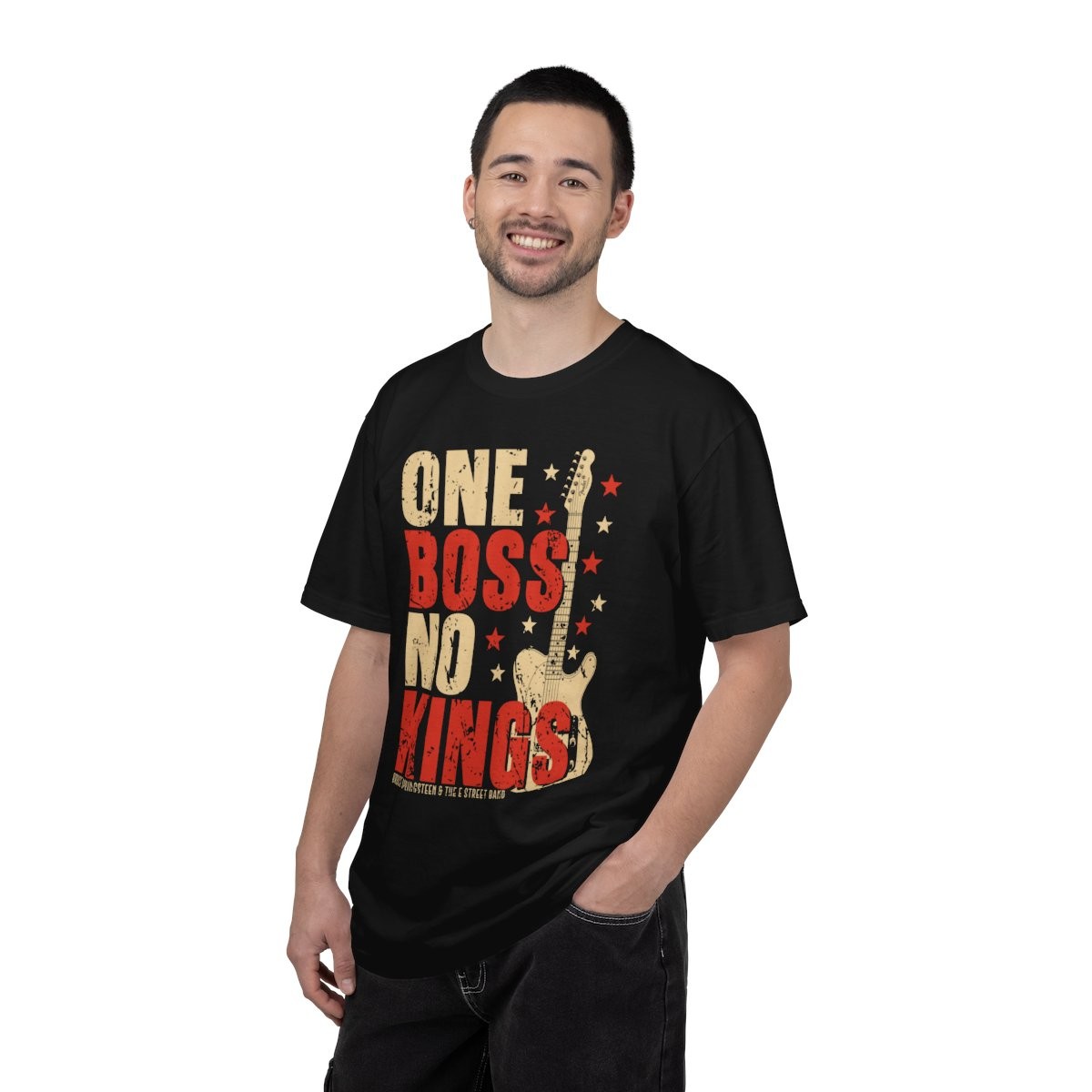 One Boss No Kings Bruce Springsteen Rock Guitar Music Band Tour Gift T-Shirt
