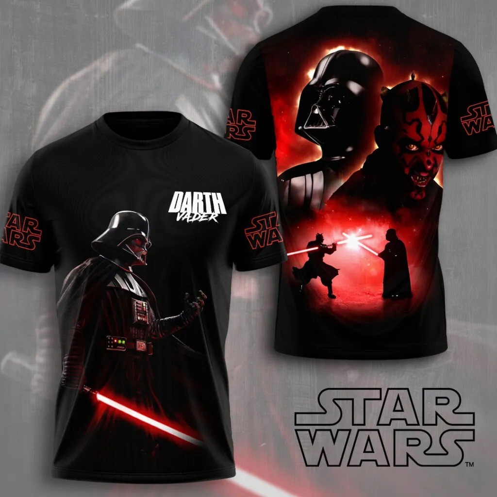 Star Wars x Darth Vader Darth Maul T-shirt Size XS-6XL All Over Print