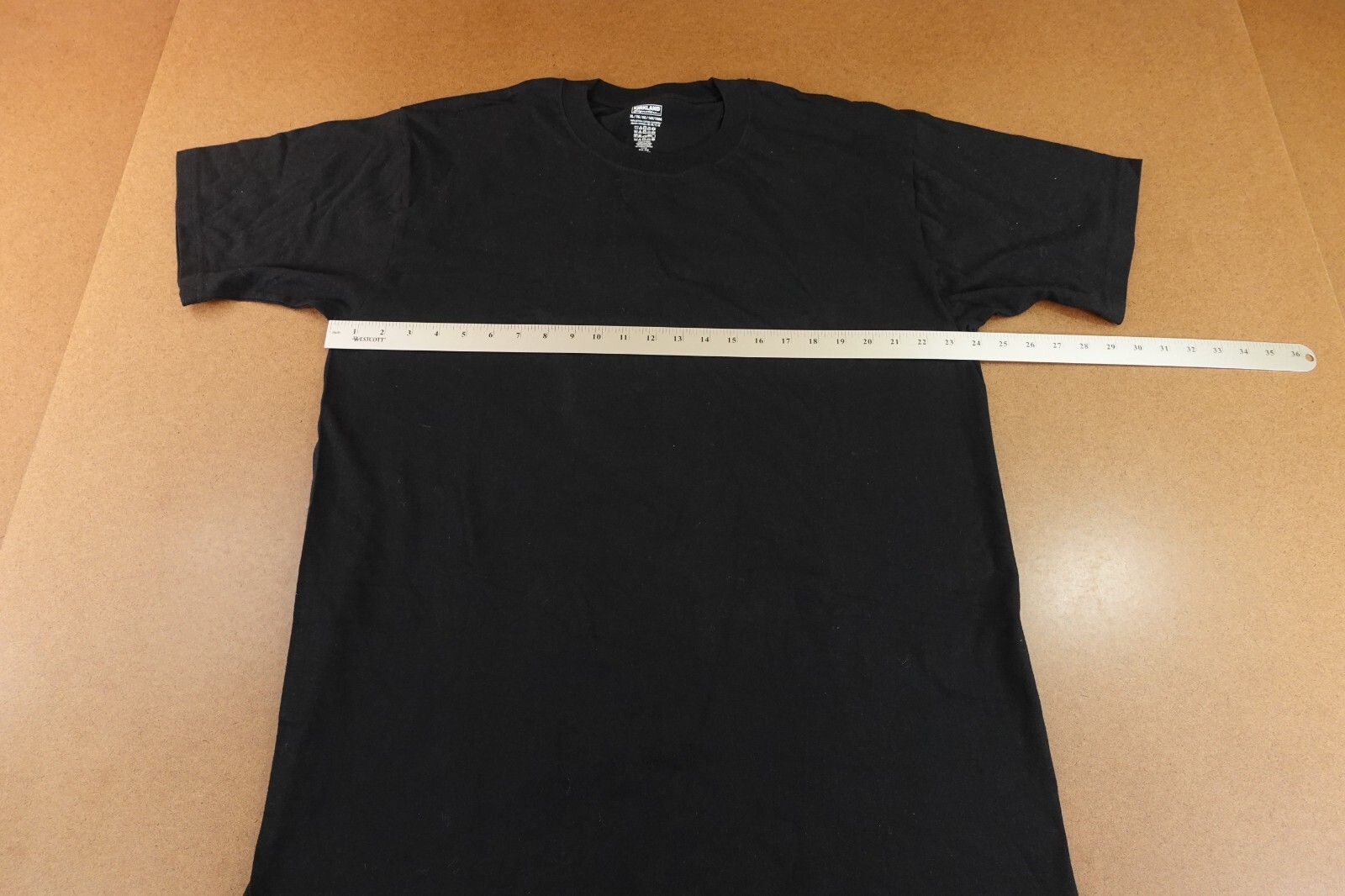 Kirkland Signature Mens Size XL Black Cotton Short Sleeve Crew Neck T-Shirt New