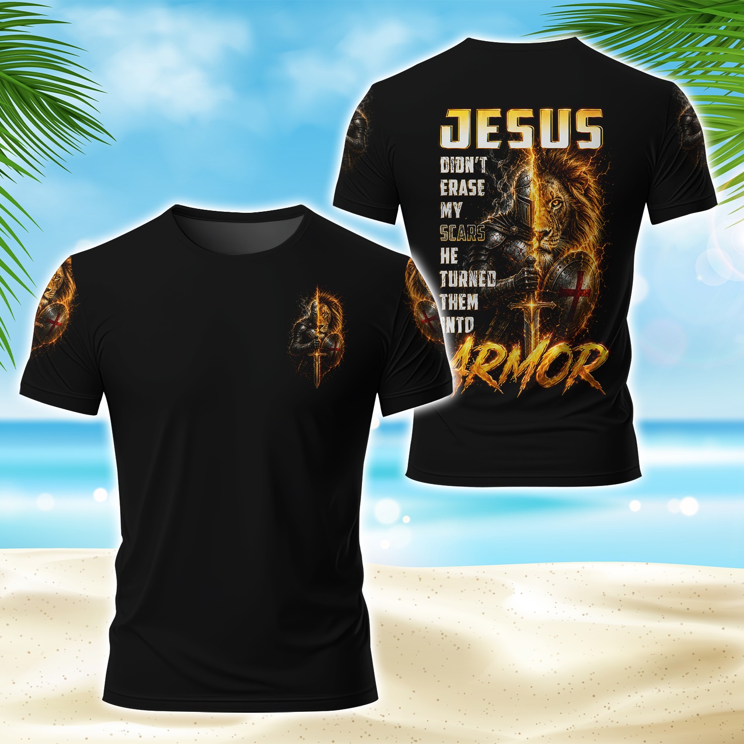 Custom Jesus Didn’t Erase My Scars He Turned Them Into Armor 3D T-Shirt