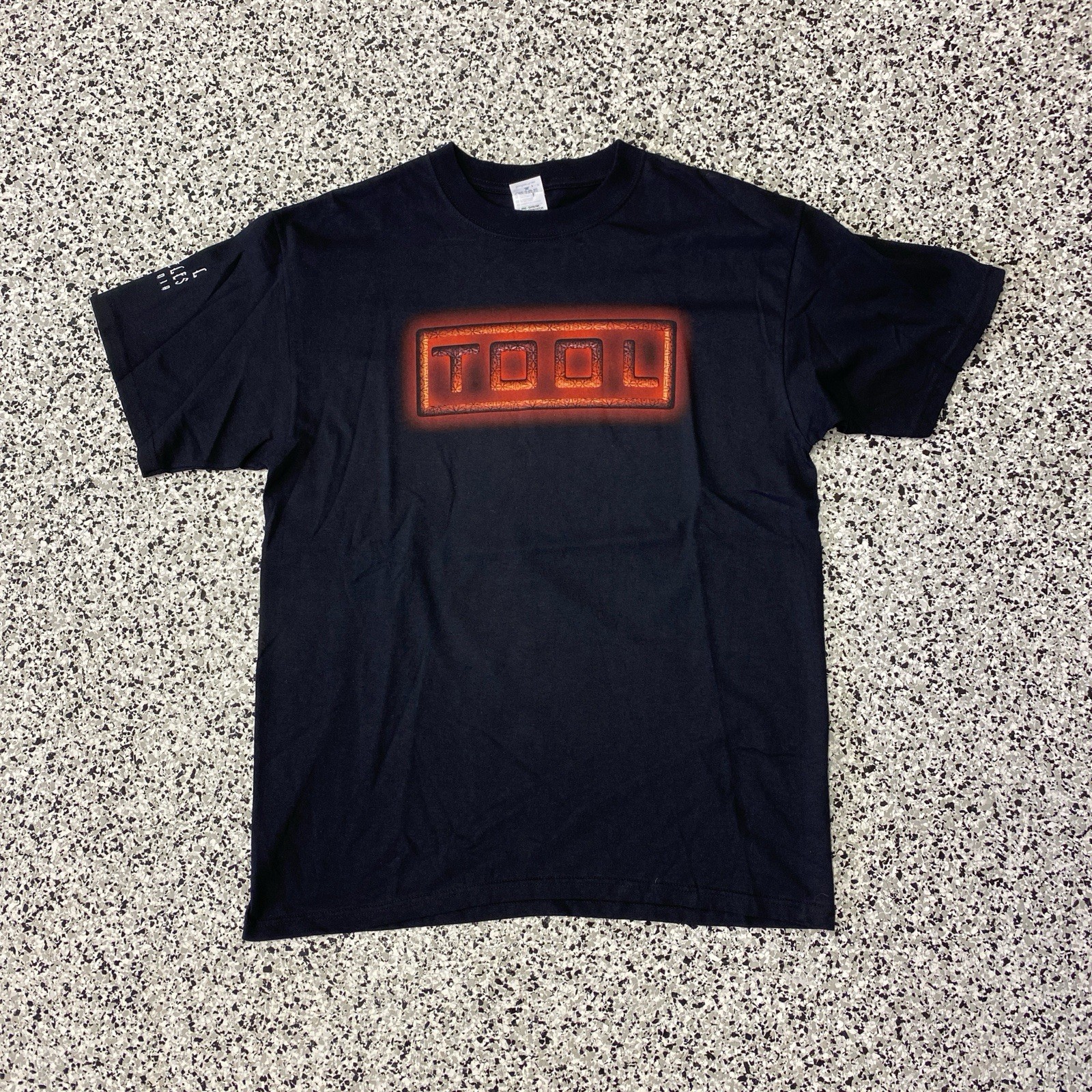Vintage Tool Los Angeles California T-Shirt Mens Large Black Circle Logo Crew