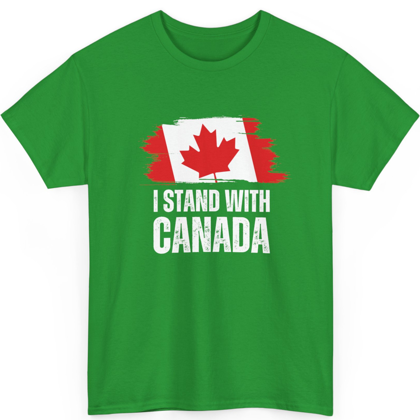 I Stand With Canada America Canadian USA Flag Unisex T-Shirt