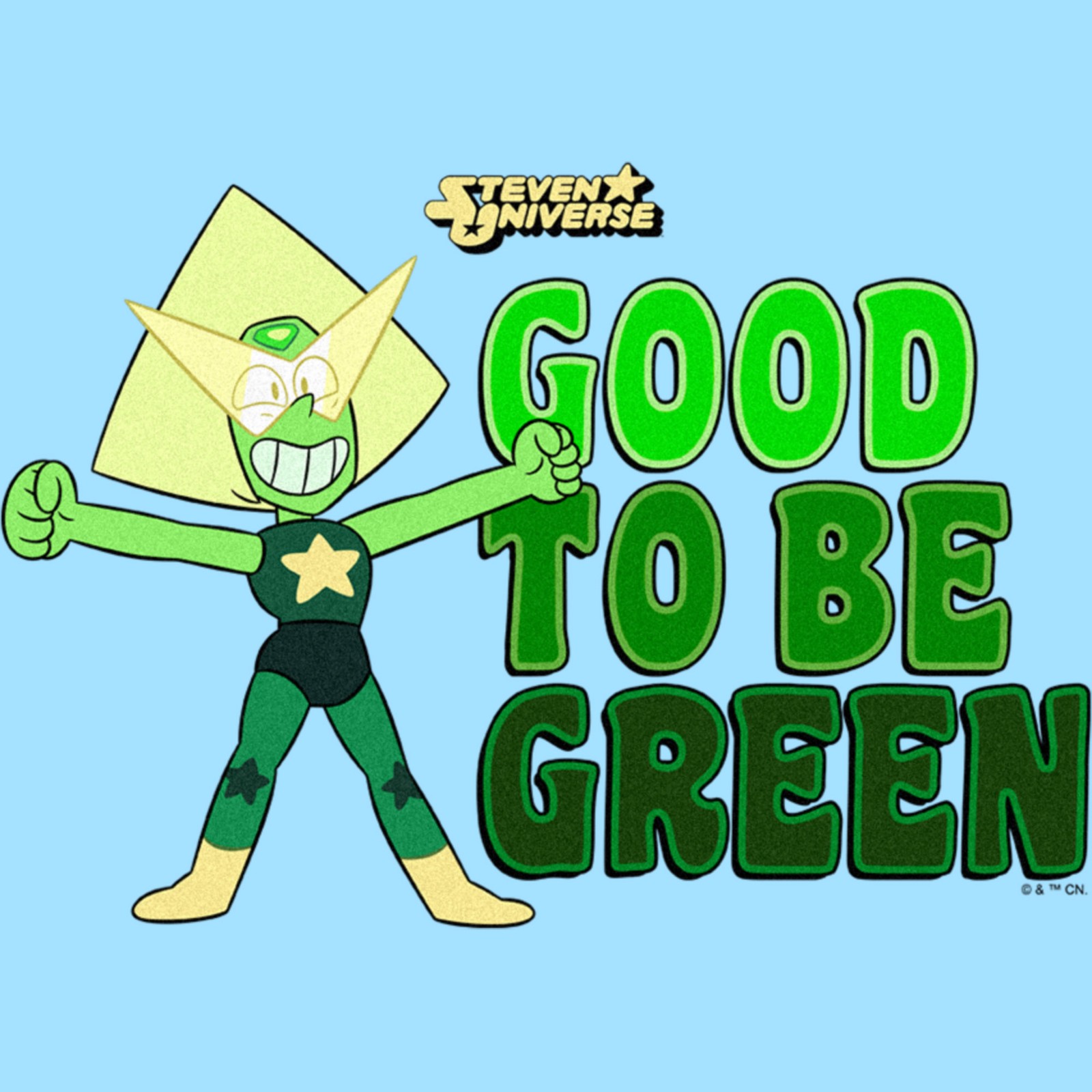 Men’s Steven Universe Peridot Good to Be Green T-Shirt