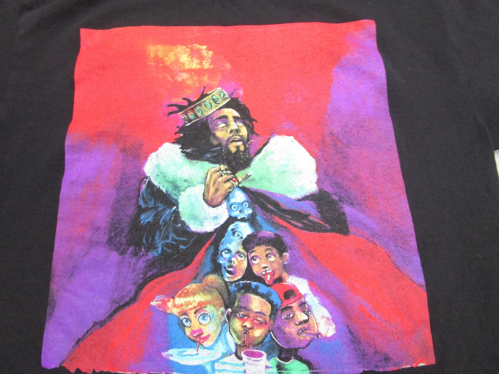 J Cole KOD Tour Shirt Mens Small Black Dreamville Choose Wisely Rap Tee