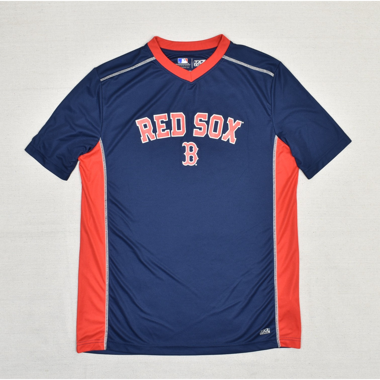MLB Men’s Tee Jersey Polyester Multicolor Size XL Red Sox Betts #50 Baseball
