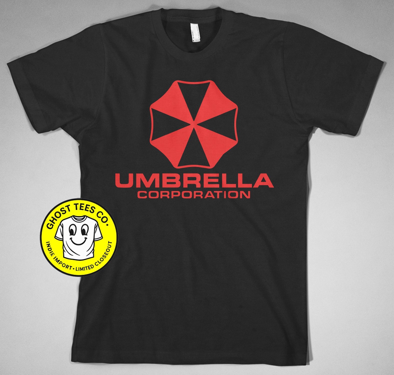RESIDENT EVIL umbrella T-Shirt logo Raccoon City Police biohazard STARS zombie