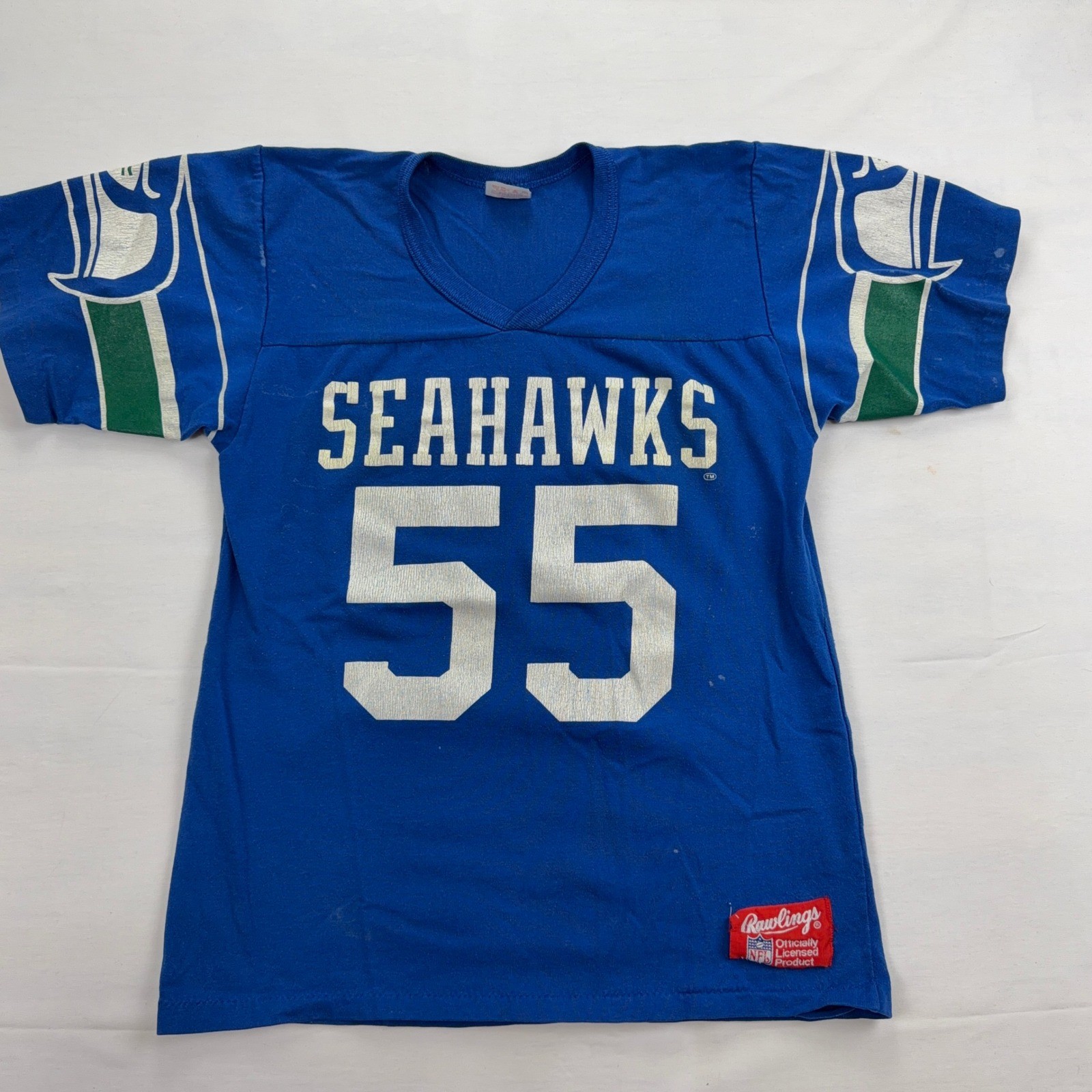 VTG Rawlings Seattle Seahawks Brian Bosworth 55 Vintage NFL Jersey Shirt Medium