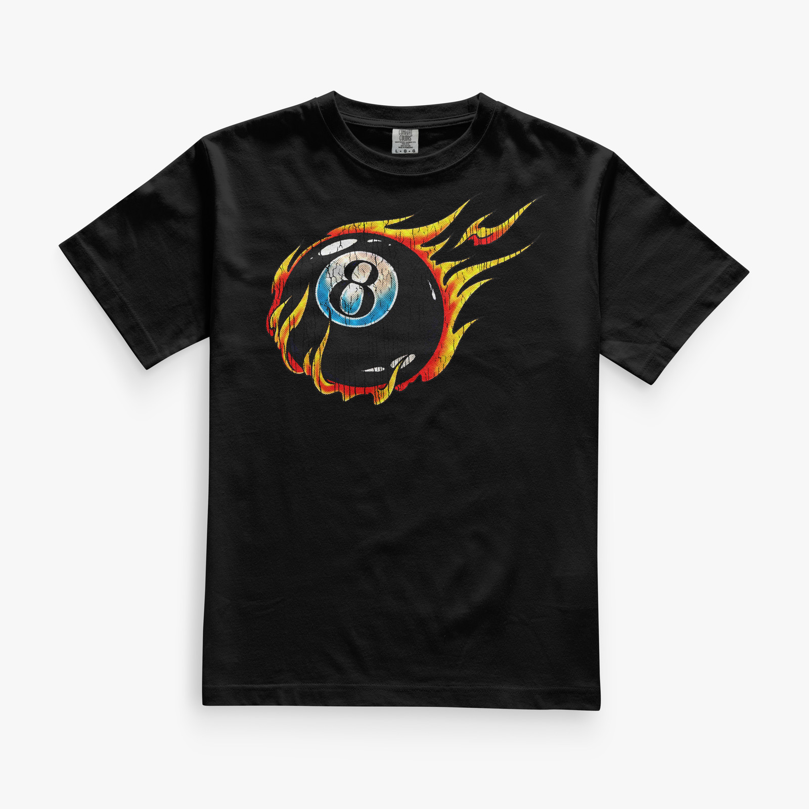 Blazing Eight Tee – Comfort Colors C1717 – Adult Heavyweight Short Sleeve