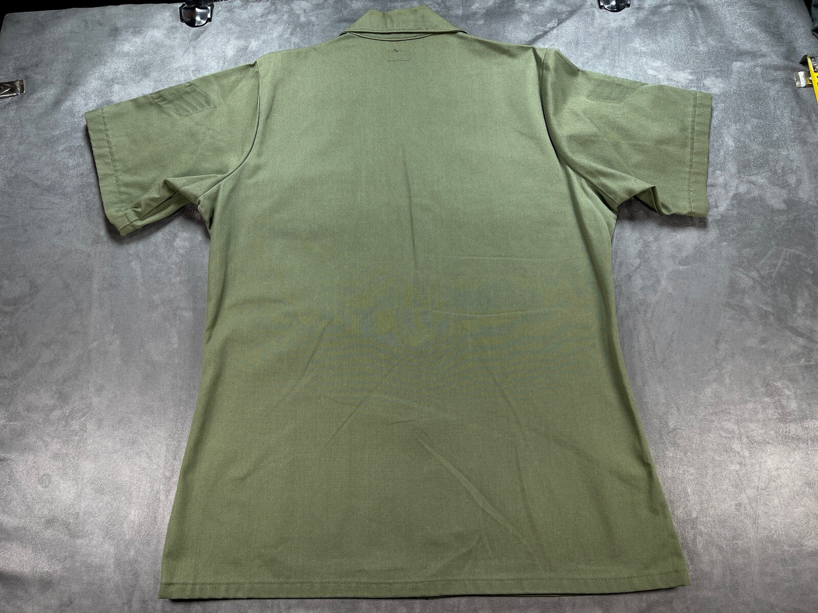 OD Green Button Up 15.5 x 31 US ARMY Vietnam Era 8405-00-015-0005 Shirt No Patch
