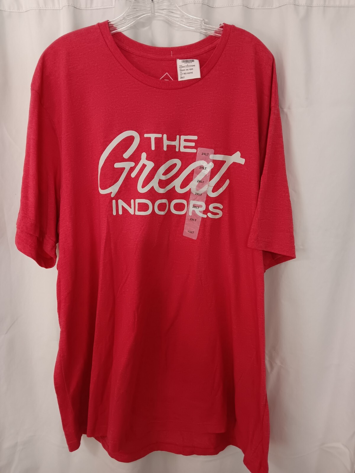 Glamping Tshirt 2XLT, “The Great Indoors” Tshirt, New With Tags