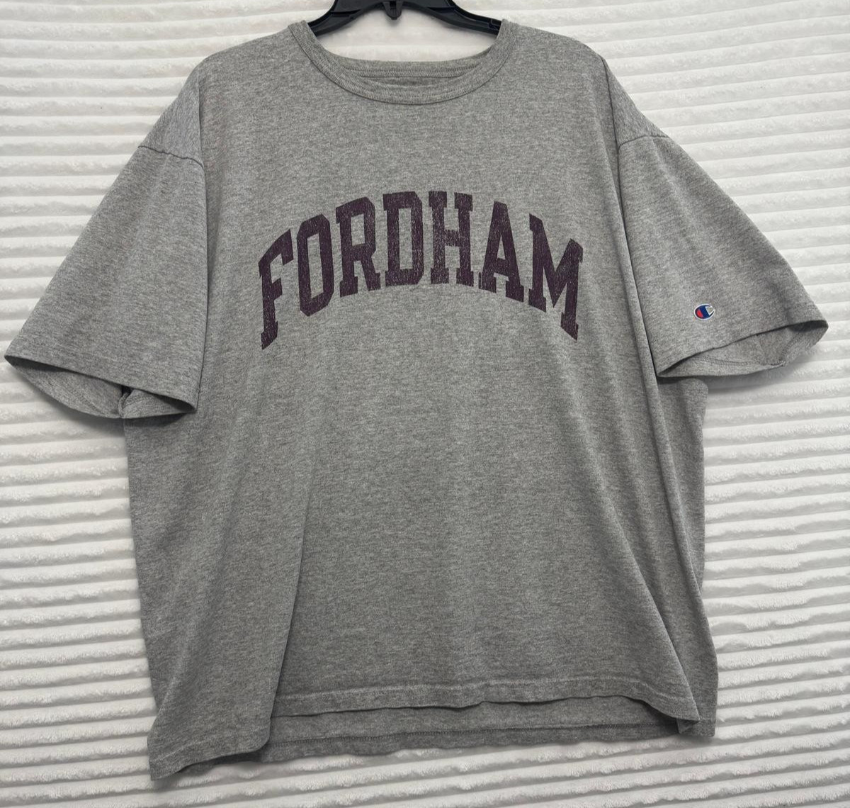 Vintage Y2K Era Champion Fordham University Fieldhouse Tshirt Mens XL