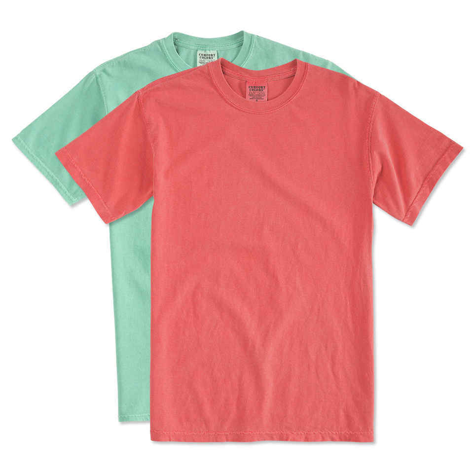 COMFORT COLORS 1717 Adult Tee Shirt – 3 First Quality Shirts – Assorted Colors