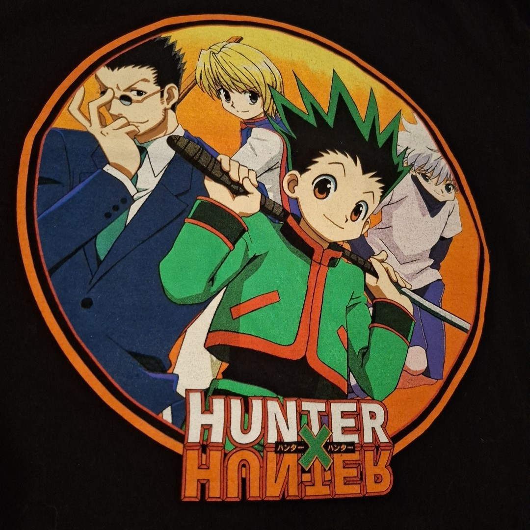 HUNTER X HUNTER T Shirt Mens XL Black Anime Comic Book Game Cartoon Retro