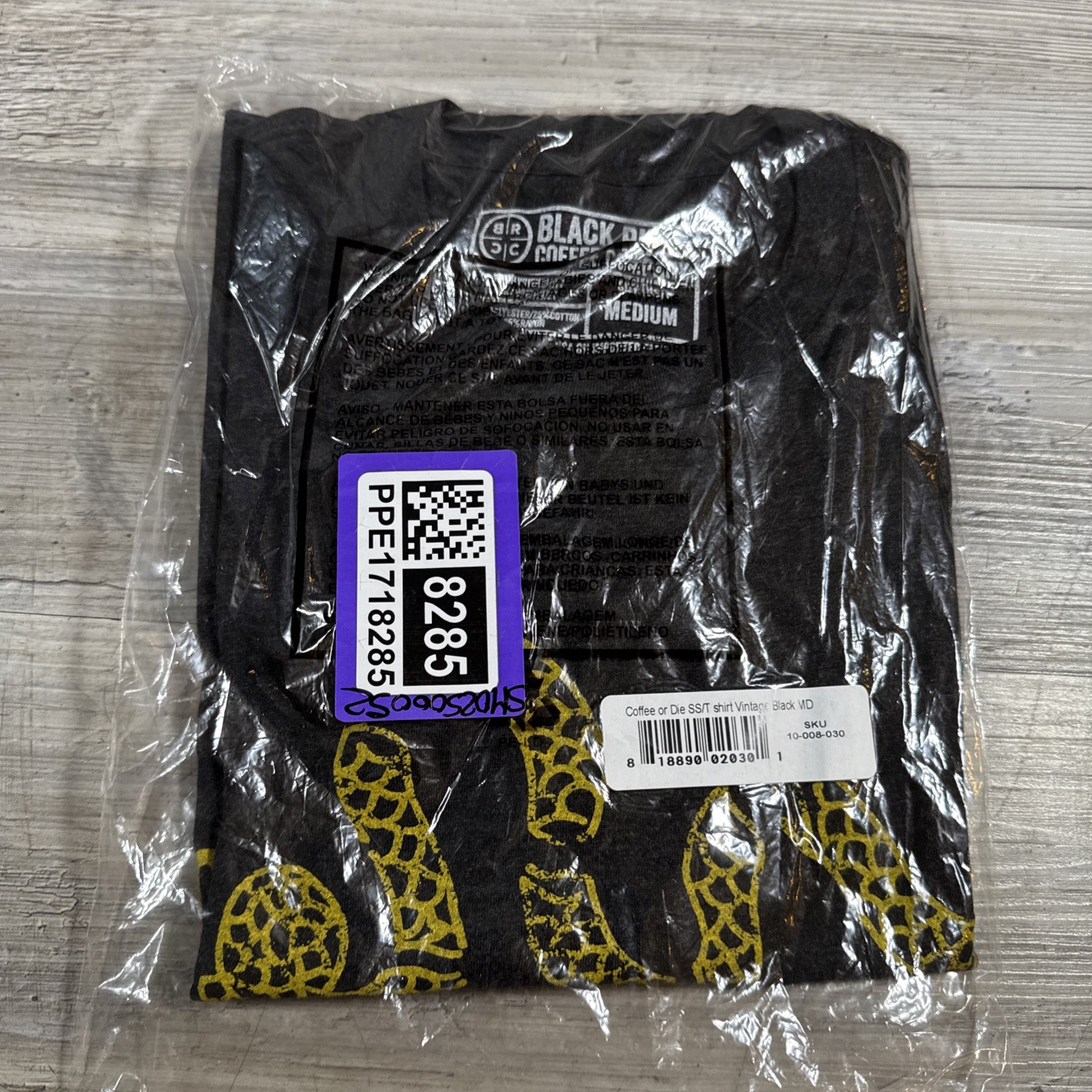 Black Rifle Coffee Company Coffee or Die T-Shirt Snake Black Military Men’s MED