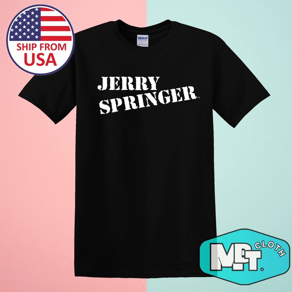 Jerry Springer Tv Show Men’s Black Size S-5XL