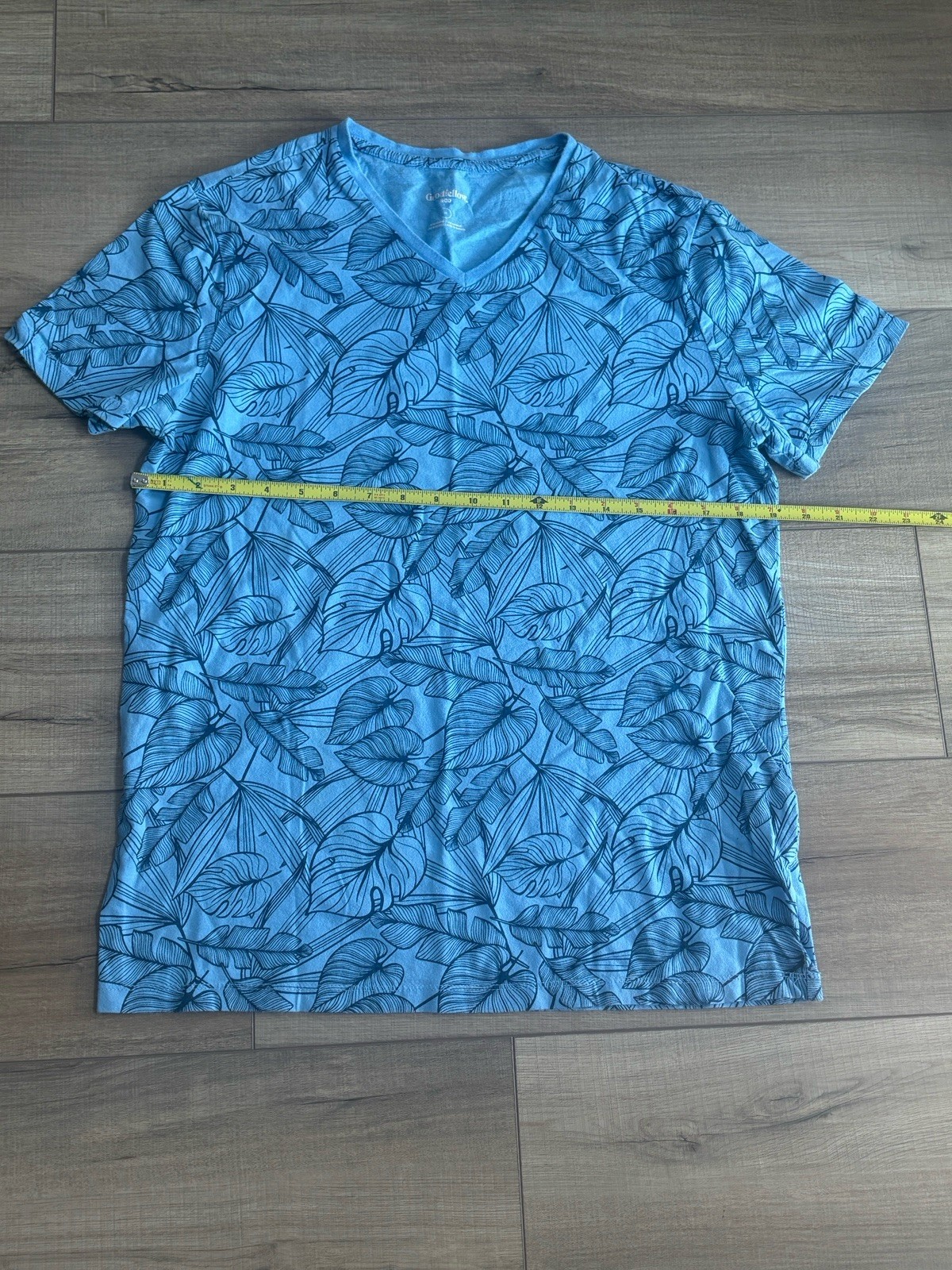 Goodfellow & Co Men’s M Floral Tropical Knit Crew Neck Short Sleeve Tee