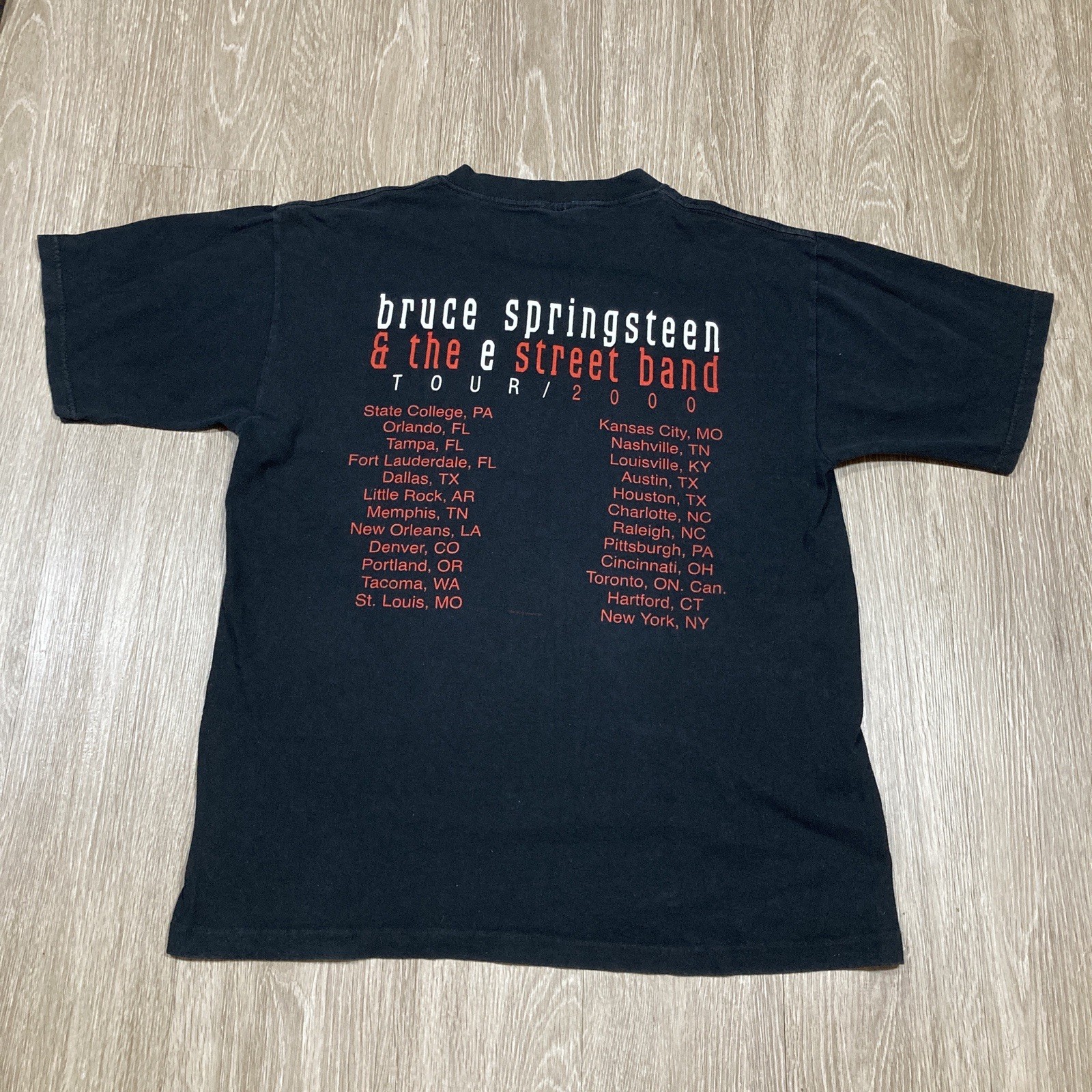 Bruce Springsteen Shirt L 00s Y2k E Street Band Concert Tour Album Tee