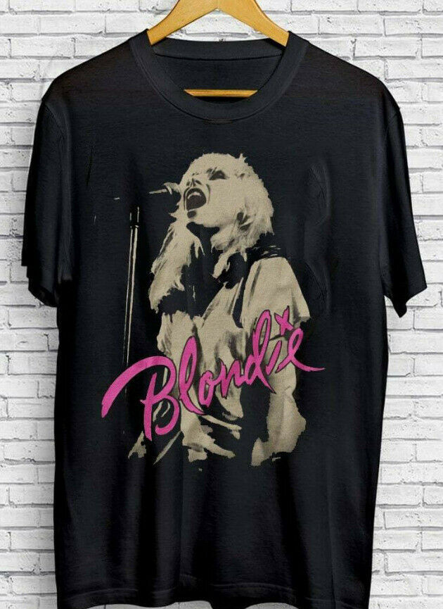 Blondie Rock Band Music Funny Cotton Black S-234XL Unisex Classic Shirt