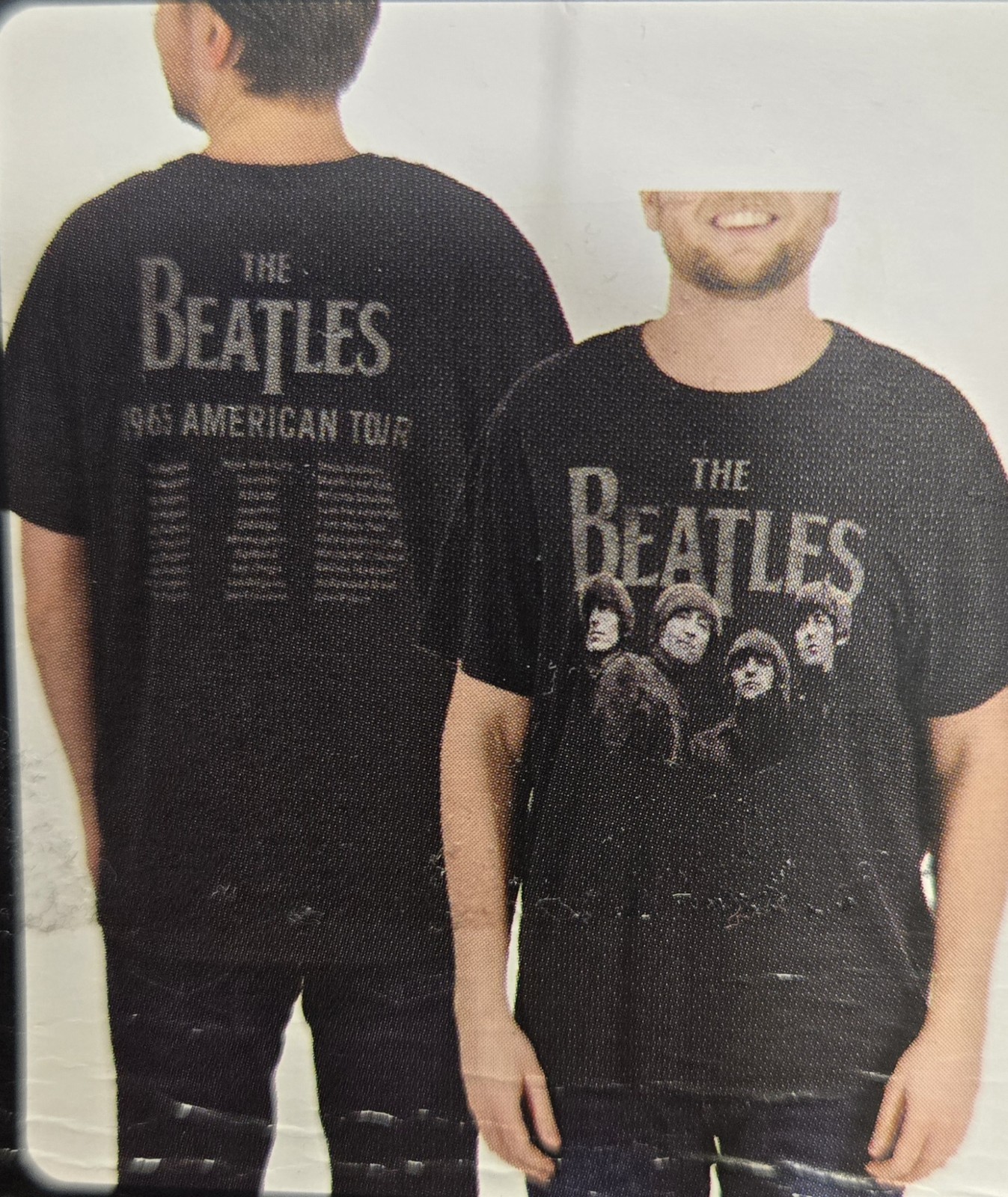 THE BEATLES Rubber Soul “1965 American Tour” Concert T-Shirt – Size S – NEW!