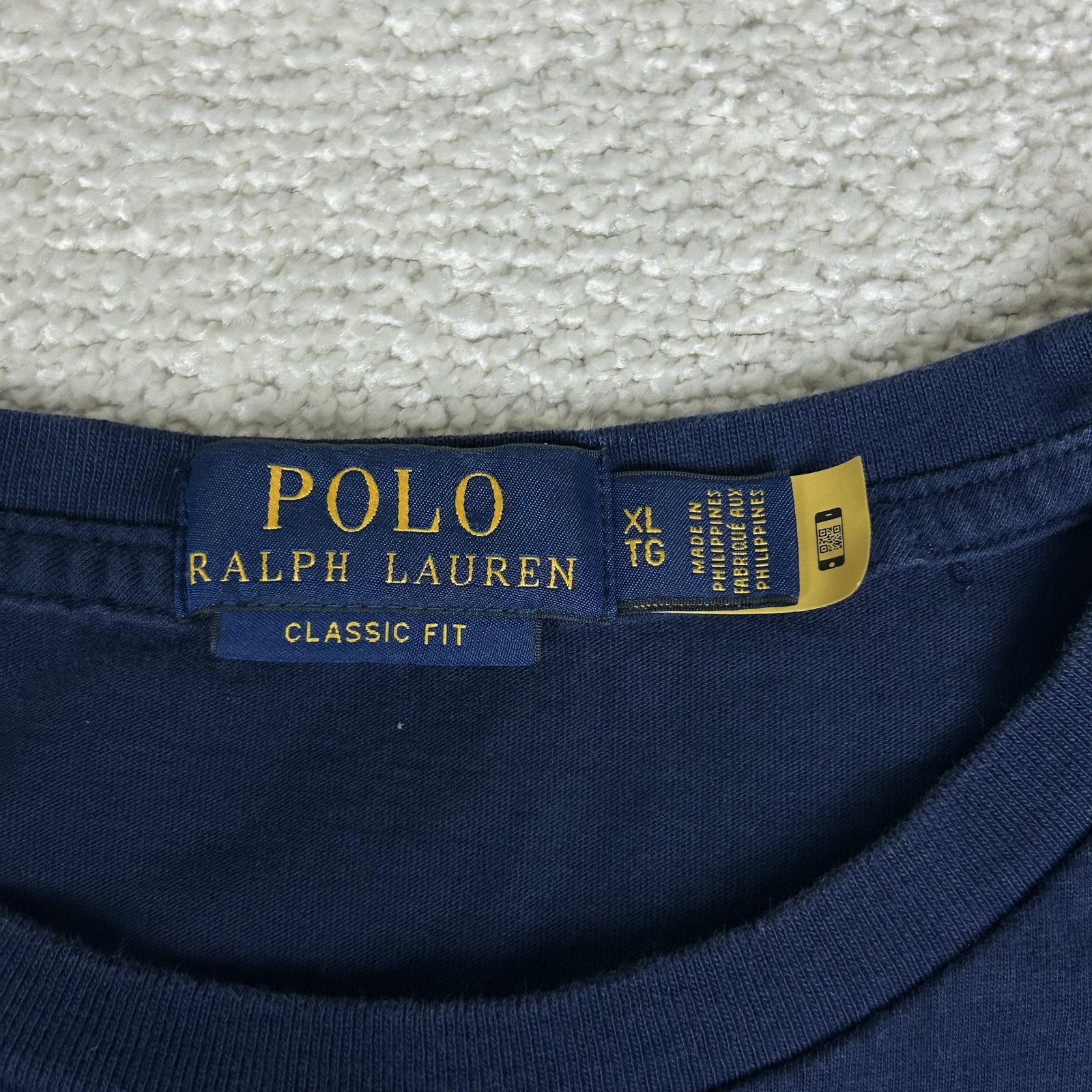 Polo Ralph Lauren Shirt Mens XL Blue Polo Bear Windsurfing Surfing Classic Fit