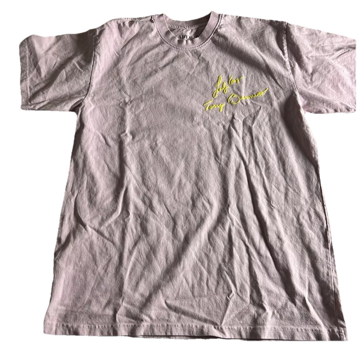 LADY GAGA TONY BENNETT Love For Sale Concert Merchandise T-Shirt Pink Medium
