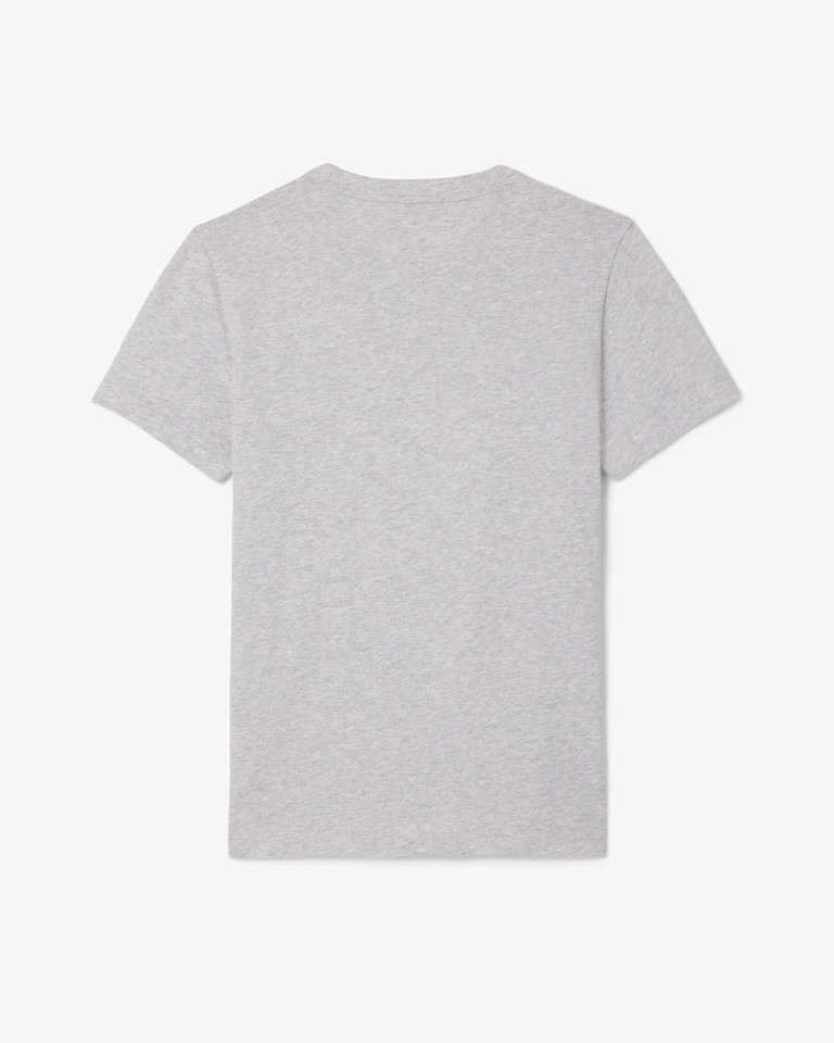 Lacoste x Novak Djokovic Men’s Regular Fit Gray On Court T-shirt & Cap Medium