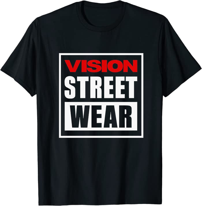 Vision Street Wear Classic Tee T-Shirt Size S-5XL Made in the USA