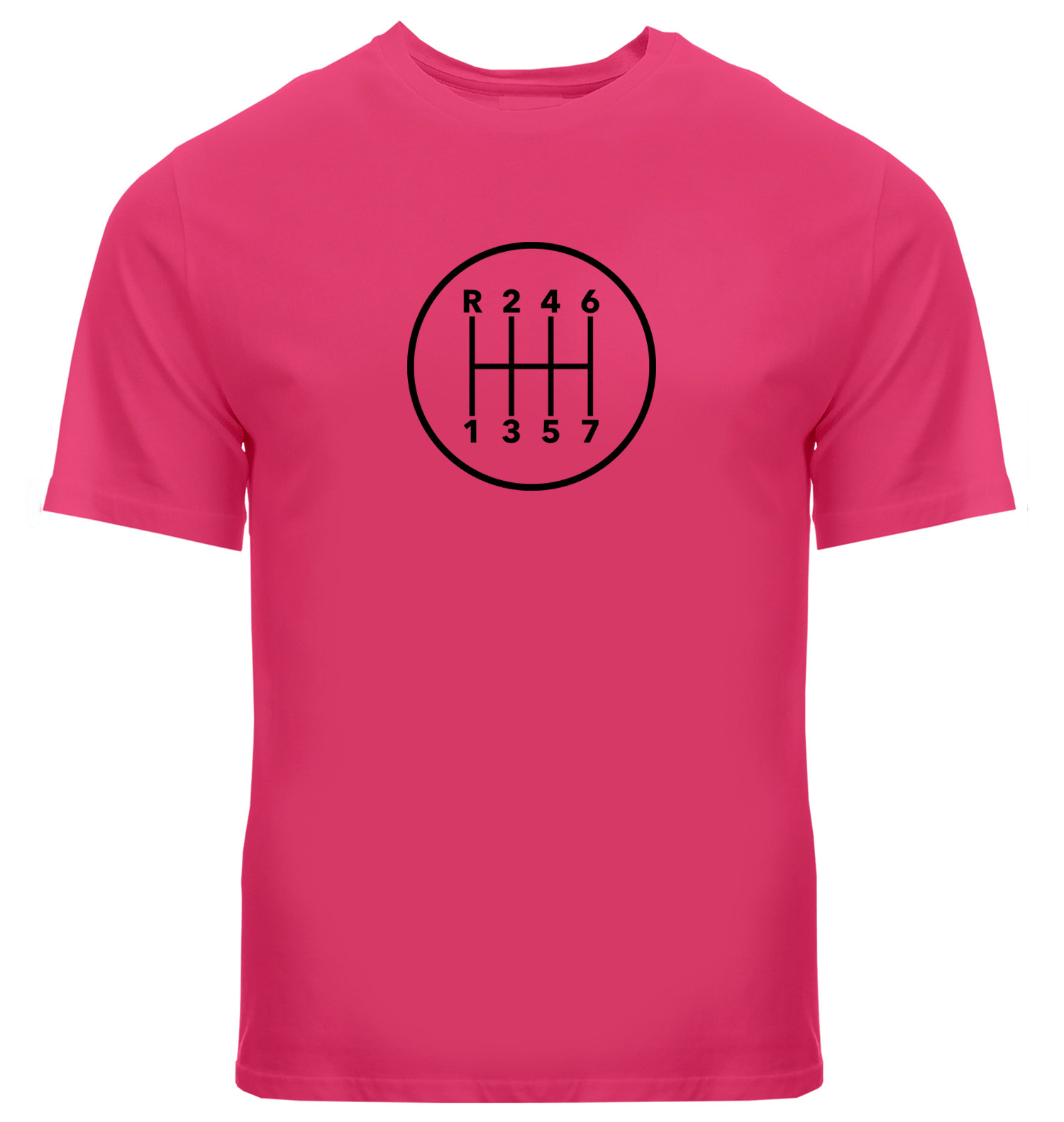 Manual Transmission Gears Shift Pattern 7 Speed Stick Shirts Manual Gear T-Shirt