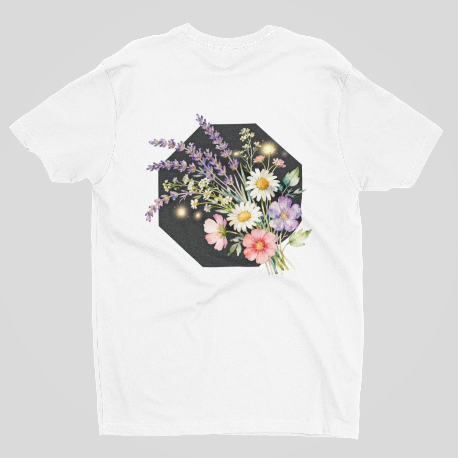 Wildflower Bouquet T-Shirt Botanical Floral Graphic Nature Art Tee Unisex