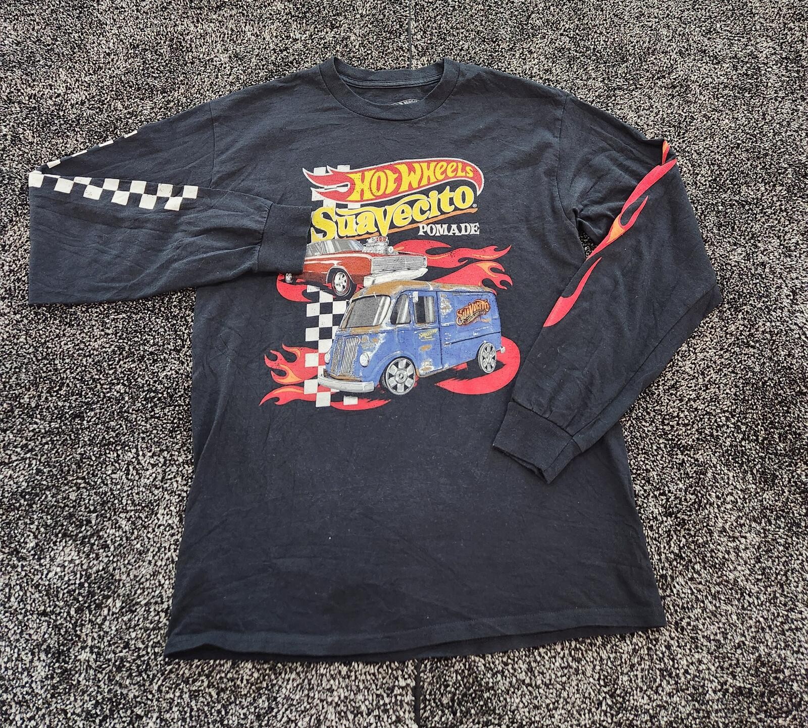Hot Wheels x Suavecito Overdrive Long Sleeve Shirt Limited Edition Size Medium
