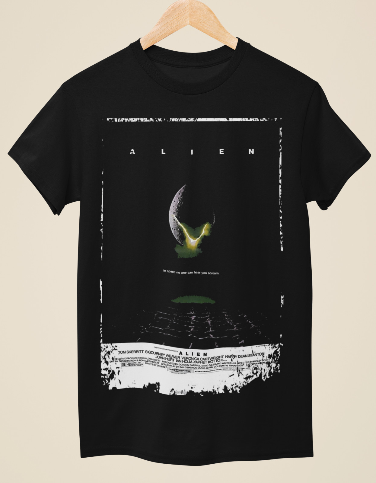 Alien Collection – Movie Poster inspired Unisex Black T-Shirts