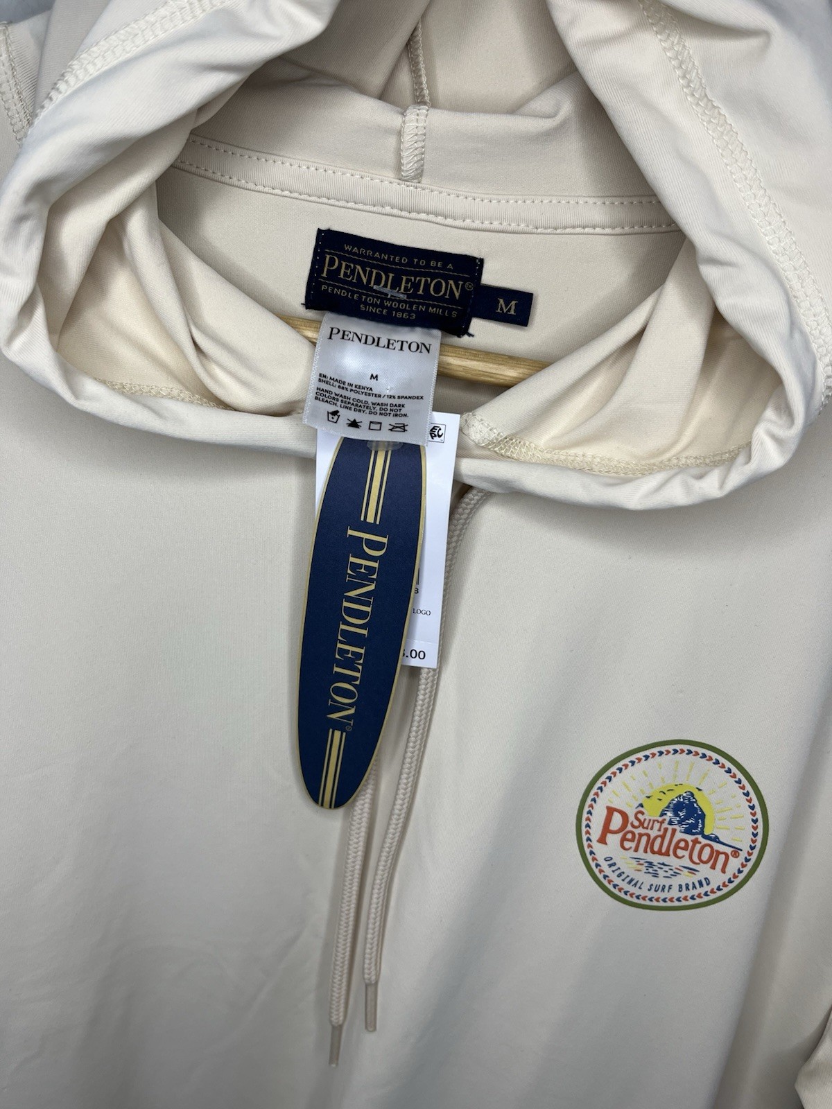 SURF PENDLETON Lightweight Hoodie Outdoors Men’s M UPF 50+ Sun Protect $78 NWT