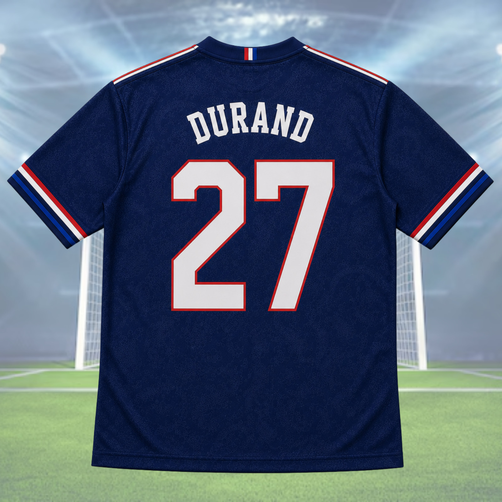 Mens France Soccer Jersey Personalized Name Number French Football Shirt (S-5XL)