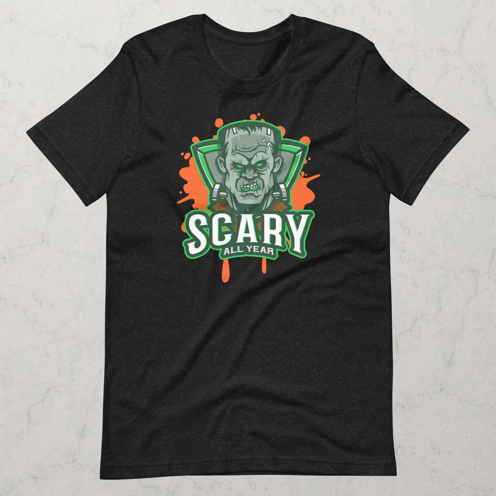 Scary All Year Frankenstein ADULTS UNISEX T-Shirt NEW
