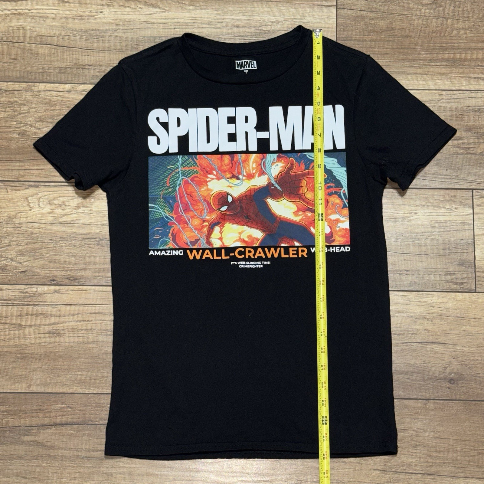 Spider Man Marvel Wall Crawler Web Head Super Hero Comic Graphic T Shirt Mens S