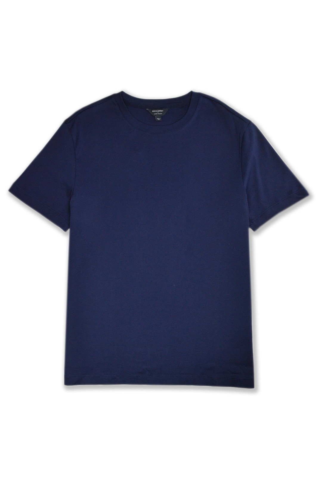 Banana Republic Mens Navy Blue Cotton Luxe Crewneck Shirt Medium M BR-047