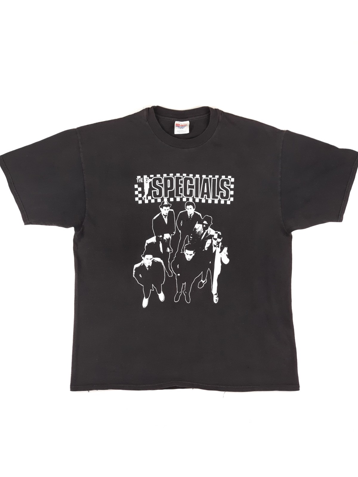Vintage THE SPECIALS 2-TONE SKA T-shirt 90s UK Band Punk Oi Madness Black sz XL