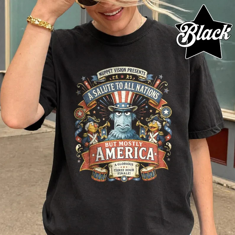 Vintage Retro A Salute To All Nations But Mostly Muppets Shirt