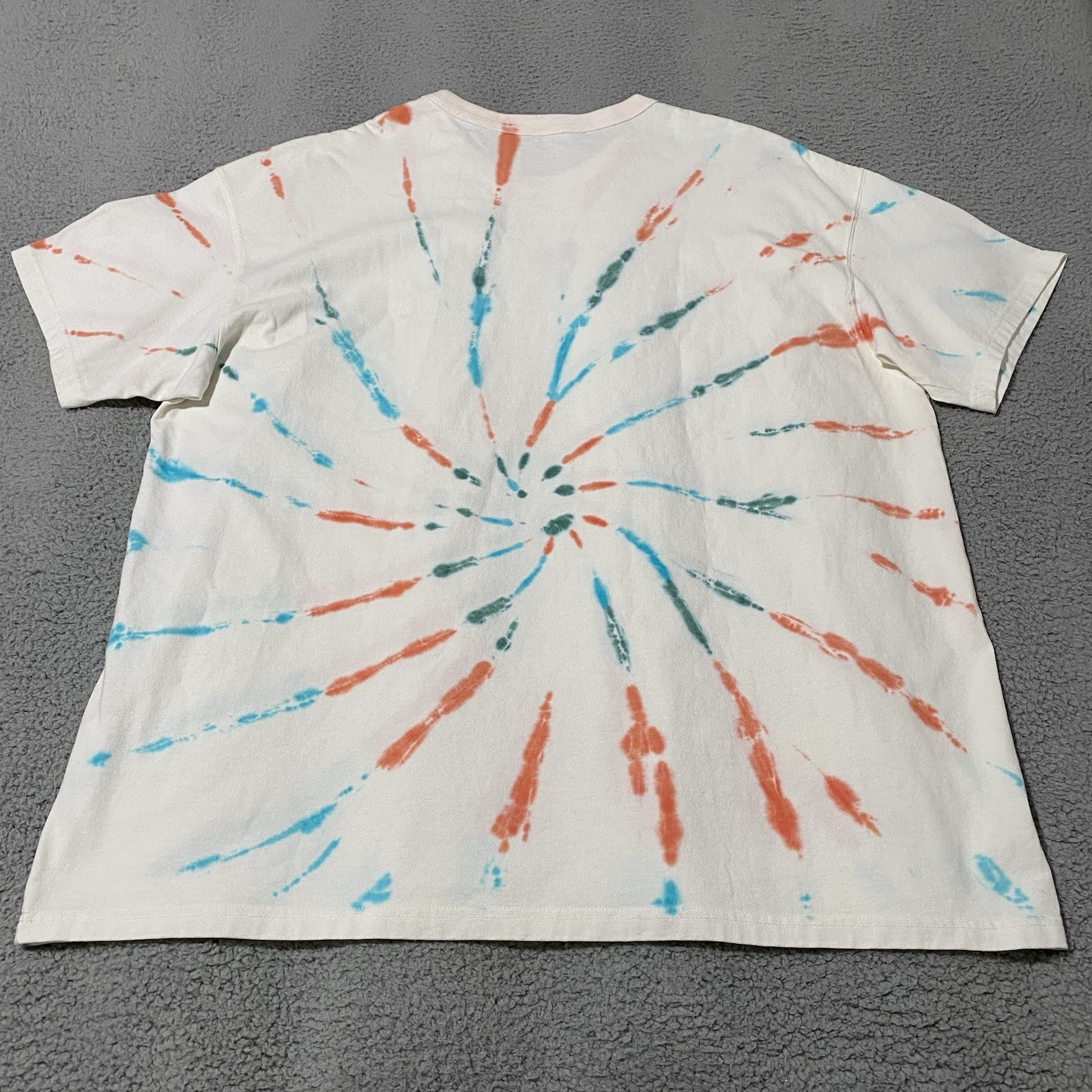 Nike Premium Essentials Max 90 T Shirt Mens 2XL XXL White Orange Loose Fit NEW